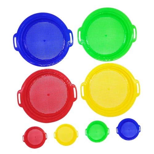 Toyvian Strandspielzeug Für Kinder 8-teiliges Sandsieb-Set Strandsiebspielzeug Sieb Für Sand Strandspielzeug Toyvian Strandspielzeug Für Kinder 8-teiliges Sandsieb-Set Strandsiebspielzeug Sieb Für Sand Strandspielzeug von Toyvian