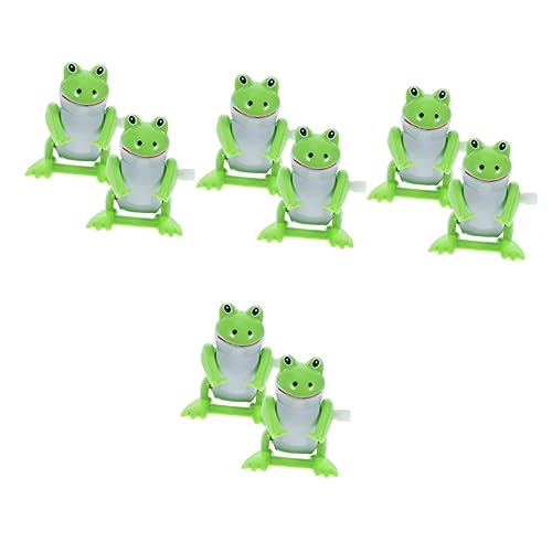 Toyvian 8-Teiliges Uhrwerk-Frosch-Spielzeug Für Kinder Geschenke Kidcraft-Spielset Tiere Spielzeug Zum Aufziehen Badespielzeug Sprungfrosch-Spielzeug Frosch-Spielzeug von Toyvian
