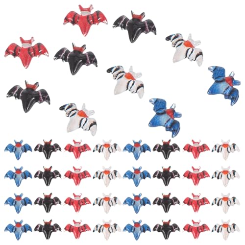 Toyvian 80 Stück Spooky Cartoon Resin Figuren für DIY Bastelprojekte Miniatur Dekorationen für Puppenhäuser und Scrapbooking Decor Toyvian 80 Stück Spooky Cartoon Resin Figuren für DIY Bastelprojekte Miniatur Dekorationen für Puppenhäuser und Scrapbooking Decor von Toyvian