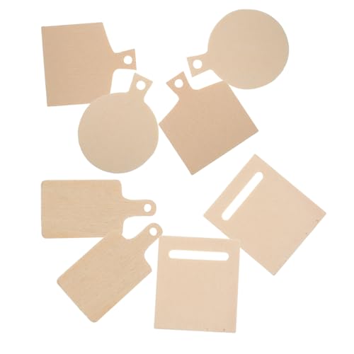 Toyvian 8Pcs Mini Chopping Board Modell Mini Holz Schneidebrett Miniaturen Puppenzubehör Holzschneidebretter Für Handwerk Kleine Schneidebretter Cartoon Schneidebrett Holz Beige Toyvian 8Pcs Mini Chopping Board Modell Mini Holz Schneidebrett Miniaturen Puppenzubehör Holzschneidebretter Für Handwerk Kleine Schneidebretter Cartoon Schneidebrett Holz Beige von Toyvian