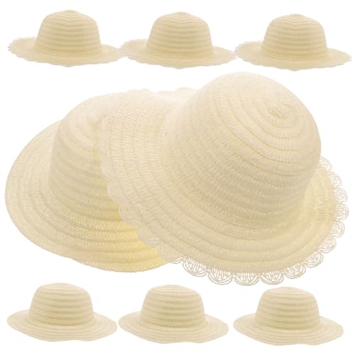 Toyvian 8 Stück Diy-Strohhut Zum Dekorieren Ihres Eigenen Hutes Kinderspielzeug Für Mädchen Kinderpartybälle Für Kleinkinder Puppenstrohhut Schlichte Strohhüte Für Kinder Weißer Toyvian 8 Stück Diy-Strohhut Zum Dekorieren Ihres Eigenen Hutes Kinderspielzeug Für Mädchen Kinderpartybälle Für Kleinkinder Puppenstrohhut Schlichte Strohhüte Für Kinder Weißer von Toyvian