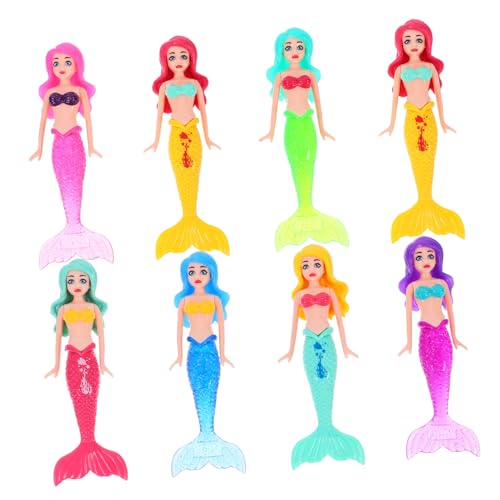 Toyvian 8-teiliges Meerjungfrauen-poolspielzeug-Set Tauchspielzeug Für Jungen Und Mädchen Meerjungfrauen-badespielzeug Bunte Schwimmkörper Für Gastgeschenke Zum Geburtstag Toyvian 8-teiliges Meerjungfrauen-poolspielzeug-Set Tauchspielzeug Für Jungen Und Mädchen Meerjungfrauen-badespielzeug Bunte Schwimmkörper Für Gastgeschenke Zum Geburtstag von Toyvian