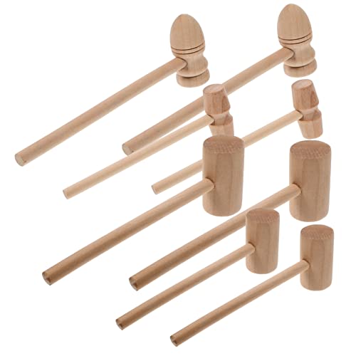 Toyvian 8st Mini-holzhammer Ei Junge Maschine Bausatz Coop Werkzeug Praktischer Hammer Kinderspielzeug -Hammer Babyspielzeug Bank Stumpfer Hammer Stift Geld Schaumhammer Toyvian 8st Mini-holzhammer Ei Junge Maschine Bausatz Coop Werkzeug Praktischer Hammer Kinderspielzeug -Hammer Babyspielzeug Bank Stumpfer Hammer Stift Geld Schaumhammer von Toyvian