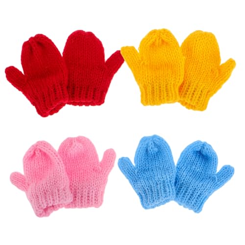 Toyvian Puppenhaus-miniaturen 8 Paar Mini-Handschuhe Strickhandschuhe Zum Basteln Weich und Bequem für Puppen Toyvian Puppenhaus-miniaturen 8 Paar Mini-Handschuhe Strickhandschuhe Zum Basteln Weich und Bequem für Puppen von Toyvian