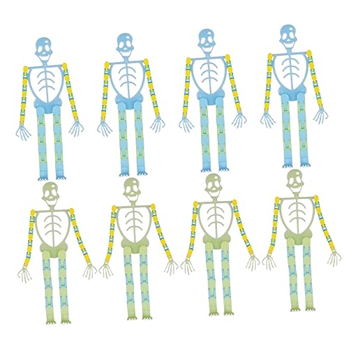 Toyvian 8st Verschiedene Skelettrahmen Unheimlich Halloween-partyzubehör Halloween-skelett-requisite Kostüm Halloween-skelett-dekorationen Halloween-augapfel Maske Stütze Plastik Toyvian 8st Verschiedene Skelettrahmen Unheimlich Halloween-partyzubehör Halloween-skelett-requisite Kostüm Halloween-skelett-dekorationen Halloween-augapfel Maske Stütze Plastik von Toyvian