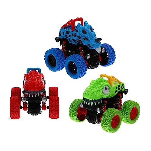 Toyvian 9 STK Geländewagen Mit Allradantrieb Hintere Autos Roboter Trainiert Spielzeug Totengräber Spielzeug Spielzeugautos Zurück Riesiges Spielzeug Trägheitsauto Junge Abs Kind von Toyvian