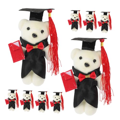Toyvian 9 Stück Abschluss-stoffbär-plüschtier, Bezaubernde Cartoon-bär-Puppe, Abschluss-bär-Puppe Toyvian 9 Stück Abschluss-stoffbär-plüschtier, Bezaubernde Cartoon-bär-Puppe, Abschluss-bär-Puppe von Toyvian