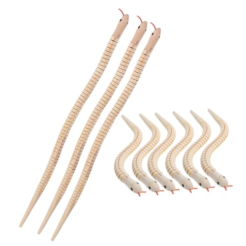 Toyvian 9 Stück Teiliges Holzschlangen Flexibel Realistisch Naturfarben Poliert Fördert Kreativität Motorische Fähigkeiten Familienspiel Toyvian 9 Stück Teiliges Holzschlangen Flexibel Realistisch Naturfarben Poliert Fördert Kreativität Motorische Fähigkeiten Familienspiel von Toyvian