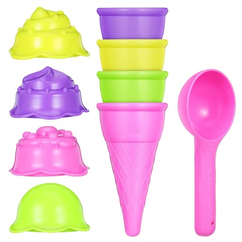 Toyvian 9-Teiliges Eiscreme-Sandspielzeug Für Kinder – Sandformen Strandspielzeug Für Kinder Mädchen Und Jungen – Reise-Sandkastenspielzeug Strandpartys Im Sommer Im Freien Toyvian 9-Teiliges Eiscreme-Sandspielzeug Für Kinder – Sandformen Strandspielzeug Für Kinder Mädchen Und Jungen – Reise-Sandkastenspielzeug Strandpartys Im Sommer Im Freien von Toyvian