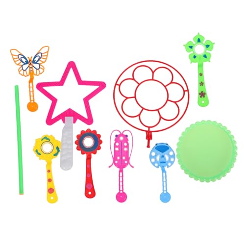 Toyvian 9stücke Teiliges Set Bunte Blasstäbe Für Mädchen Lustige Seifenblasen-Werkzeuge Flexiblem Für Drinnen Und Draußen Für Partys Und Spiel Im Freien von Toyvian