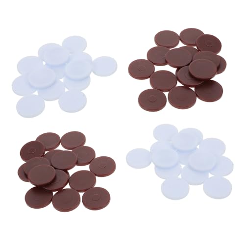 Toyvian 96 Stück Teiliges Two Tone Rundspielsteine Ersatz für Schach Dame Kompatible Brettspiel Zubehör für Lernen Camping Familienspiele mit Komfortablem Griff und Stilvollem Design Toyvian 96 Stück Teiliges Two Tone Rundspielsteine Ersatz für Schach Dame Kompatible Brettspiel Zubehör für Lernen Camping Familienspiele mit Komfortablem Griff und Stilvollem Design von Toyvian