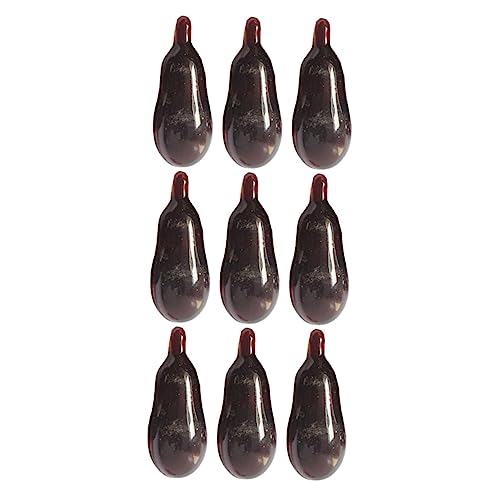 Toyvian 9Stücke Halloween Requisiten Realistisches Kunstblut für Horror Makeup Cosplay Halloween Partys Gruselige Effekte Simulierte Blutkapseln von Toyvian