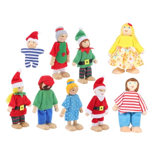 Toyvian 9Stücke Teiliges Weihnachts Puppenfamilien Aus Handpuppen Für Kleinkinder Anpassbare Spielzeuge Kreativität Und Fantasie Der Spielumgebung Toyvian 9Stücke Teiliges Weihnachts Puppenfamilien Aus Handpuppen Für Kleinkinder Anpassbare Spielzeuge Kreativität Und Fantasie Der Spielumgebung von Toyvian