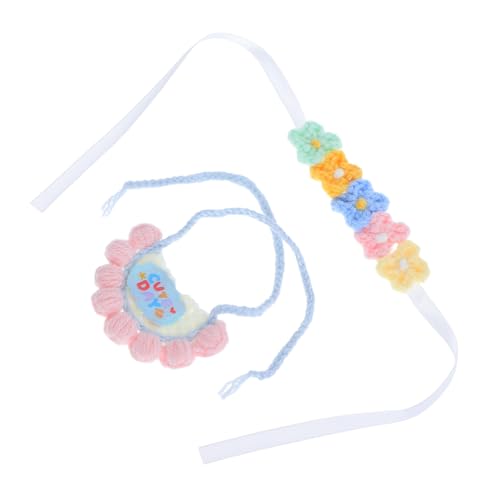 Toyvian Ärgerpuppe Universal Doll Clothing Accessoires Wiederverwendbare Puppen -Outfits Stofftierkleid Puppenlätzchen für Stirnband für Plüschspielzeug Puppenkleid Baumwollfaden von Toyvian