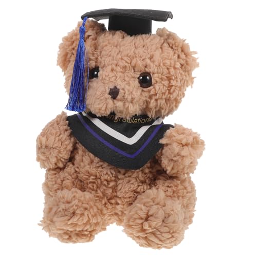 Toyvian Abschluss Bär Plüschfigur mit Doktorhut Süßes Gefülltes für Abschlussfeier Dekoration für Sofa Perfektes für Graduierung und Feierlichkeiten Toyvian Abschluss Bär Plüschfigur mit Doktorhut Süßes Gefülltes für Abschlussfeier Dekoration für Sofa Perfektes für Graduierung und Feierlichkeiten von Toyvian