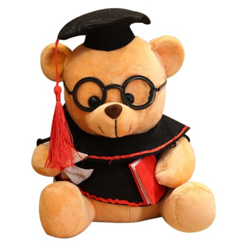 Toyvian Abschluss Dr Bär Zarter Stoffbär Plüschbär Plüschbär Puppe Süßes Bärendekor Abschlussbär Abschlussbär Puppe Abschlussbären Weiche Flauschige Puppe von Toyvian