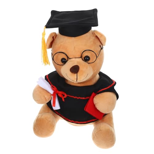 Toyvian Abschluss-Gedenkpuppe Studenten Student studienabschluss schülergeschenke Plüschbären-Zubehör Party entzückendes Plüschbärenspielzeug PP Baumwolle Toyvian Abschluss-Gedenkpuppe Studenten Student studienabschluss schülergeschenke Plüschbären-Zubehör Party entzückendes Plüschbärenspielzeug PP Baumwolle von Toyvian
