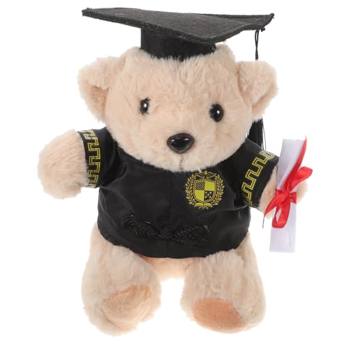 Toyvian Abschluss Plüschbär mit Doktorhut Süßes Stofftier für Abschlussfeiern Deko für Fest Kawaii Abschluss Bär für Grundschule Gymnasium Toyvian Abschluss Plüschbär mit Doktorhut Süßes Stofftier für Abschlussfeiern Deko für Fest Kawaii Abschluss Bär für Grundschule Gymnasium von Toyvian