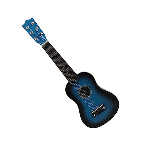 Toyvian Akustische Gitarre Für Anfänger Saiten Folk Instrument Für Junge Mädchen Und Musikunterricht Blau Zufällige Saitenfarbe von Toyvian