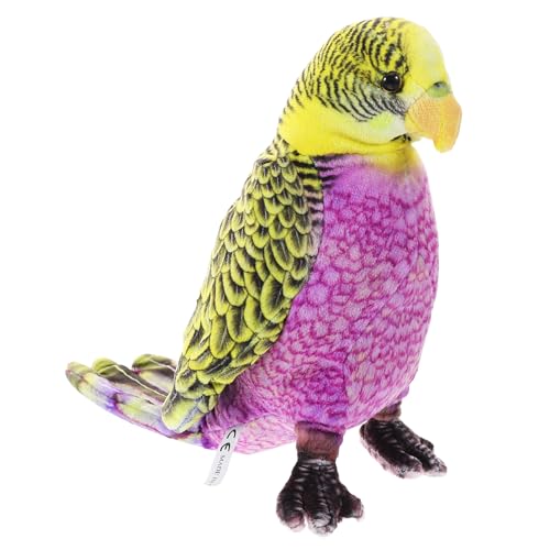 Toyvian Ara-Puppe in Papageienform Vogel Stofftier Dekorative Papageienpuppe Papagei Stoffpuppe Vogel-Statue Gartenpapageienspielzeug Simulation Papageienpuppe Plüsch Violett Toyvian Ara-Puppe in Papageienform Vogel Stofftier Dekorative Papageienpuppe Papagei Stoffpuppe Vogel-Statue Gartenpapageienspielzeug Simulation Papageienpuppe Plüsch Violett von Toyvian