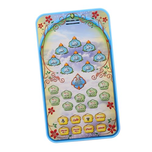 Toyvian Arabisch-lerntablett Früherziehungsmaschine Elektronisches Alphabet -Telefon Sprechendes Smartphone Für Kleinkinder Telefon Telefon Blue Plastik Toyvian Arabisch-lerntablett Früherziehungsmaschine Elektronisches Alphabet -Telefon Sprechendes Smartphone Für Kleinkinder Telefon Telefon Blue Plastik von Toyvian