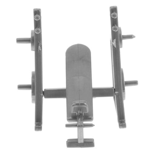 Toyvian Architekturmodell Sportzubehör Für Puppenstuben Mini-puppenhauszubehör Puppenhaussimulation Fitness Modelldekor Für Fitnessgeräte Plastik Dark Grey von Toyvian
