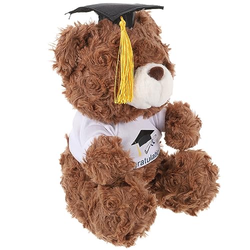 Toyvian Arzt Mütze Graduierung Bär Tragen Puppe Bär Stofftier Kinderspielzeug Entzückende Bärenpuppe Ausgestopftes Bärenspielzeug Bärenpuppe Brown Plüsch Toyvian Arzt Mütze Graduierung Bär Tragen Puppe Bär Stofftier Kinderspielzeug Entzückende Bärenpuppe Ausgestopftes Bärenspielzeug Bärenpuppe Brown Plüsch von Toyvian