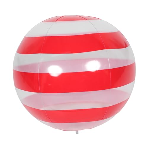 Toyvian Aufblasbarer Strandball Für Poolpartys Im Freien Leichter Ball Zum Einfachen Aufblasen Und Entleeren Für Altersgruppen von Toyvian