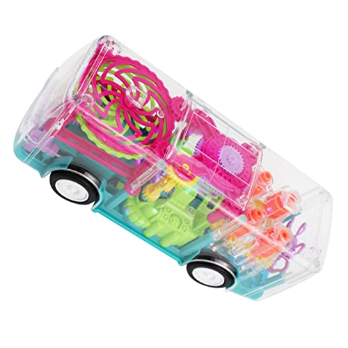 Toyvian Batteriebetriebener Spielzeugbus – Elektroauto Mit Lichtern Musik Und Kunststoff Für Kinder von Toyvian