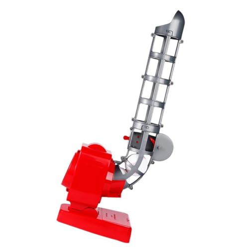 Toyvian Automatische Baseball Wurfmaschine mit Schläger und Ball Tragbares Baseball Trainingsspielzeug für Outdoor Fördert Schlagtechnik Motorik und Koordination von Toyvian