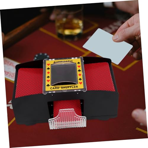 Toyvian Automatischer Kartenmischer Elektrisch Deck mischfunktion Batteriebetriebenes Kartenmischgerät für Poker und Kartenspiele Leiser Betrieb für Zuhause Büro und Camping Toyvian Automatischer Kartenmischer Elektrisch Deck mischfunktion Batteriebetriebenes Kartenmischgerät für Poker und Kartenspiele Leiser Betrieb für Zuhause Büro und Camping von Toyvian