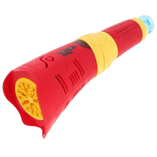 Toyvian Automatischer Seifenblasenmacher: Elektrischer, batteriebetriebener Seifenblasenbläser mit LED-Lichtern und Musik für Geburtstage, Strandhochzeiten, Indoor- und Outdoor-Aktivitäten von Toyvian
