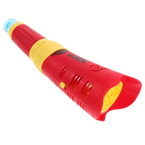Toyvian Automatischer Seifenblasenmacher: Elektrischer, batteriebetriebener Seifenblasenbläser mit LED-Lichtern und Musik für Geburtstage, Strandhochzeiten, Indoor- und Outdoor-Aktivitäten von Toyvian