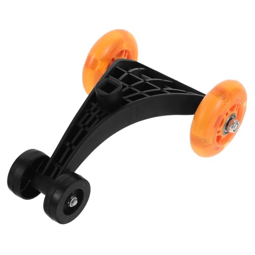 Toyvian Autozubehör verdrehen Kinderwagen zubehör Kinderwagen Ersatzteile Kinderwagenräder für Bibliotheken Kinderwagen Radwechsel Auto zubehör wackeln mit dem Auto Plastik Orange von Toyvian