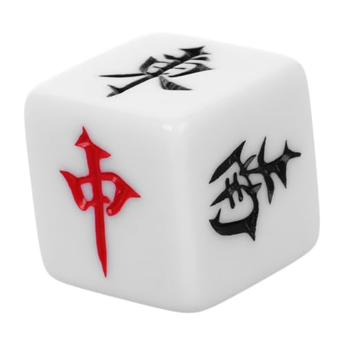Toyvian Azimutwürfel für Spiel Mahjong- große Partyspielwürfel Masse für Mahjong kleine tragbare Spiel Spiel-Requisiten Plastik von Toyvian