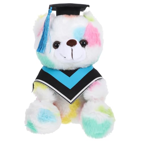 Toyvian Bachelor-Abschlusspuppe bär Abschlussbärenpuppe Plüsch Kuscheltier Kuscheltier Abschlusspuppe PP Baumwolle Blue Toyvian Bachelor-Abschlusspuppe bär Abschlussbärenpuppe Plüsch Kuscheltier Kuscheltier Abschlusspuppe PP Baumwolle Blue von Toyvian