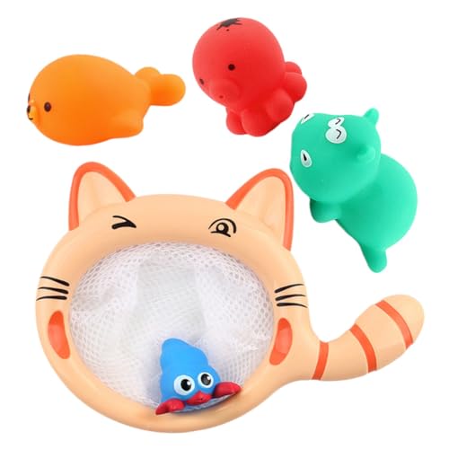 Toyvian Badespielzeug mit Tierfiguren und Angelnetz Kinderfreundliches Wasserspielzeug für Badewanne Pool und Strand Leicht zu Reinigen Sicheres Kunststoffmaterial für Mädchen und Jungen Toyvian Badespielzeug mit Tierfiguren und Angelnetz Kinderfreundliches Wasserspielzeug für Badewanne Pool und Strand Leicht zu Reinigen Sicheres Kunststoffmaterial für Mädchen und Jungen von Toyvian