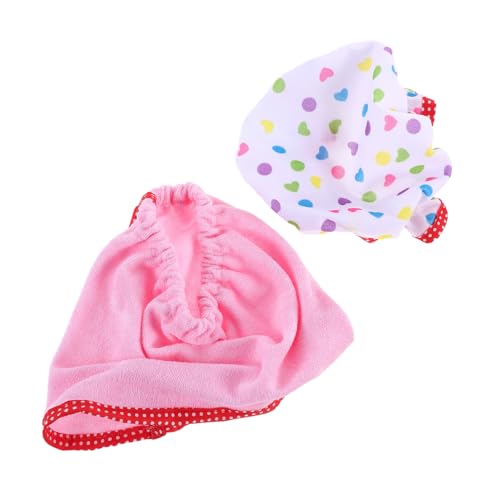 Toyvian Badetuch mit Hut und Wellness Zubehör für Amerikanische Puppen Elegantes Outfit für Entspannende Szenarien von Toyvian