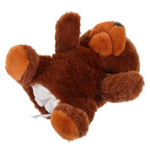 Toyvian Bären Handpuppe Handpuppe Handpuppen Für Babys Von 6–18 Monaten Pädagogische Handpuppe Realistische Handpuppe Plüsch Handpuppe Tier Handpuppen Pp Baumwolle von Toyvian