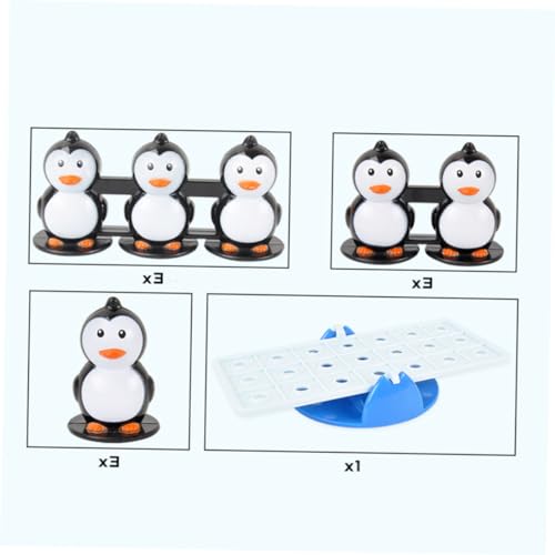 Toyvian Balancieren Schaukel Interaktives Wippenspielzeug Pinguine Wippe Wippenspiel Balancieren Pinguine Wippen Spiel von Toyvian