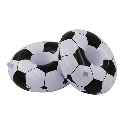 Toyvian Beach-Fußball 2st Beach-Soccer-Ball Fußball Schwimmender Getränkehalter Schwebender Getränkehalter Untersetzer Aufblasbar Wiederverwendbar Aufblasbarer Fußball Toyvian Beach-Fußball 2st Beach-Soccer-Ball Fußball Schwimmender Getränkehalter Schwebender Getränkehalter Untersetzer Aufblasbar Wiederverwendbar Aufblasbarer Fußball von Toyvian