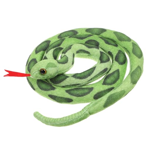 Toyvian Boa Realistischer Schlangenstreich Gefälschte Schlange Sensorisches Sensorisches Spiel Schlangendekoration Schlangenornament Knifflige Schlangenrequisiten Ausgestopfte von Toyvian