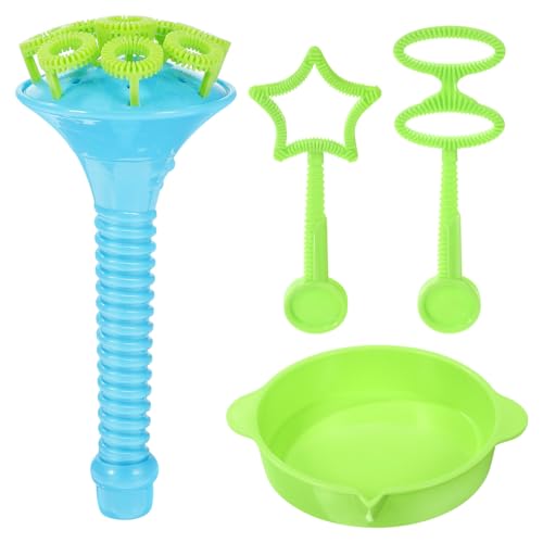 Toyvian Bubble Blowers 3Pcs -Blasenhersteller Mit Tablettblasenstäben Für Kinder Im Sommer Outdoor -Aktivitätsparty Gefälligkeiten von Toyvian