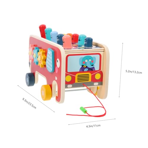 Toyvian Buntes Holz Musikinstrument Schlagspiel für Ab Jahre Pädagogisches Klopfspiel zur Farberkennung und Motorikförderung Sicheres Langlebiges Lernspielzeug für Frühe Entwicklung von Toyvian