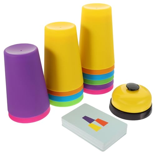 Toyvian Buntes Stapelbecher Reaktionstraining und Motorikförderung Sicheres Glattes Material Lernspielzeug für Spielpartys und Frühe Entwicklung Toyvian Buntes Stapelbecher Reaktionstraining und Motorikförderung Sicheres Glattes Material Lernspielzeug für Spielpartys und Frühe Entwicklung von Toyvian