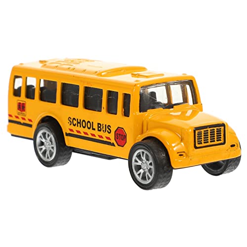 Toyvian Busmodell Zurückziehen Schulbus Spielzeug Mini-LKW-modellauto Autos Zurückziehen Gefälligkeiten Für Weihnachtsfeiern Automodell Spielzeug Kinderwagen Legierung Es Kann Sich Bewegen von Toyvian