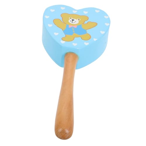 Toyvian Cartoon-Liebesrassel sensorisches musikalisches Musikinstrument Klangspielzeug für Babys Musikinstrumente für Kleinkinder Schlaginstrument hölzern Toyvian Cartoon-Liebesrassel sensorisches musikalisches Musikinstrument Klangspielzeug für Babys Musikinstrumente für Kleinkinder Schlaginstrument hölzern von Toyvian