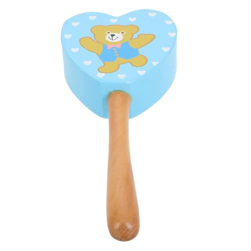 Toyvian Holz Kinder Musical Instrument Herz Form Shaker Baby Für Sensorische Entwicklung von Toyvian