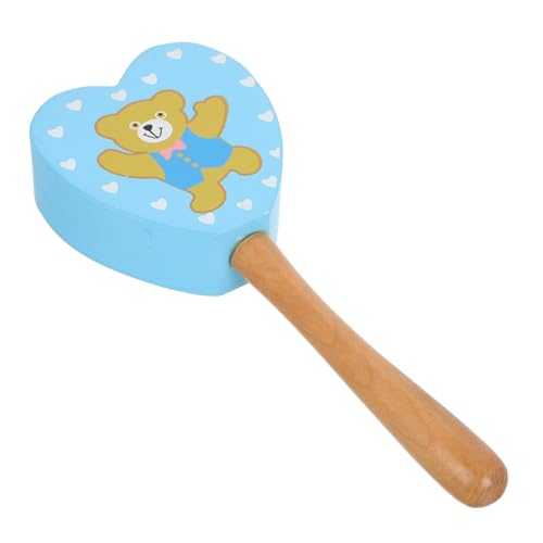 Toyvian Cartoon-liebesrassel Musikinstrumente Für Kleinkinder Maracas Aus Holz Marakas Für Schlaginstrumente Musikinstrumente Kleinkinderinstrumente Maracas Hölzern von Toyvian