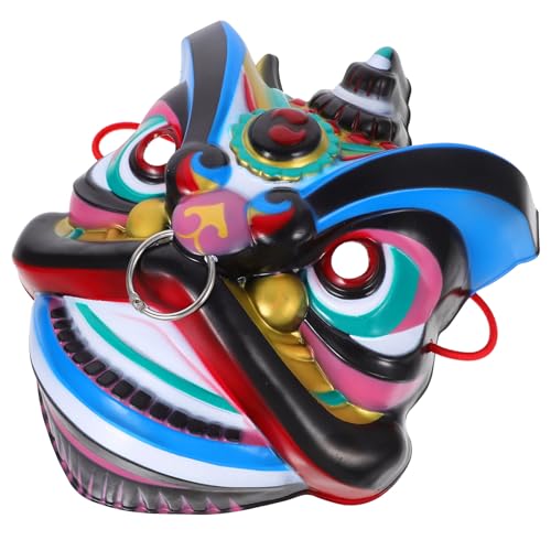 Toyvian Chinesische Drachenmaske 3D-Tanzlöwenmaske Orientalische Opernauftrittsmaske 2024 Neujahrsparty Cosplay-Maske Anzieh-Therian-Maske Für Das Jahr Des Drachen Partybevorzugung Blau von Toyvian